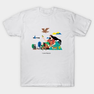 I love nature T-Shirt